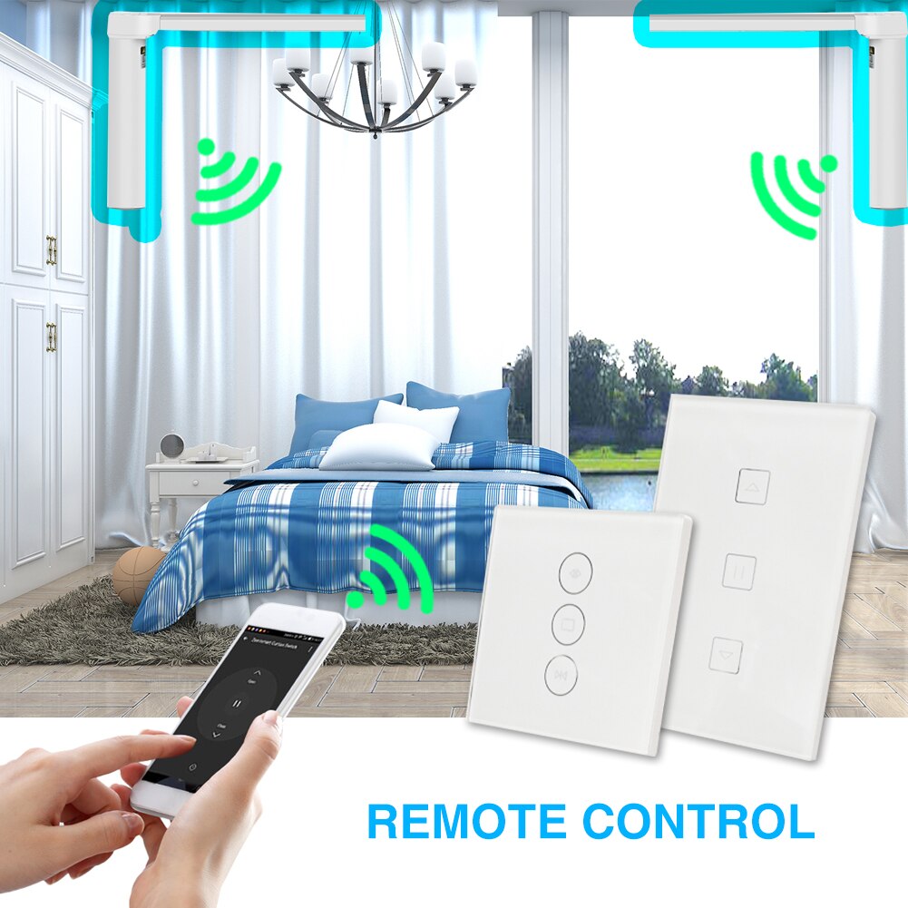WiFi Clever Vorhang Schalter Clever Leben Tuya APP Elektrische Motorisierte Vorhang blind Rollladen Arbeitet mit Alexa und Google Hause