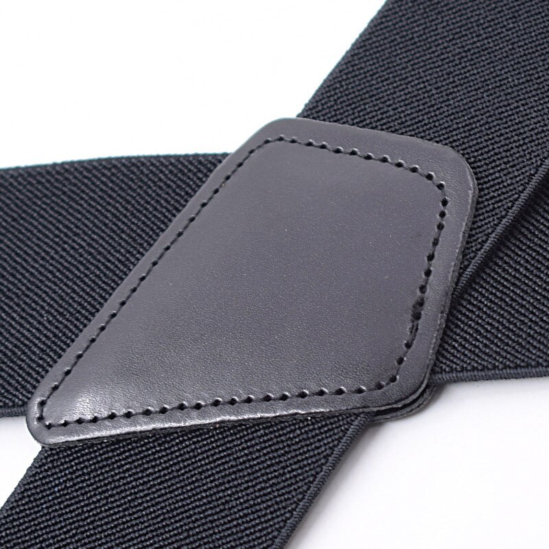 50 Mm Brede Elastische Verstelbare Mannen Broek Bretels Bretels X Vorm Met Sterke Metalen Clips Ceinture Homme Cinturones Hombre
