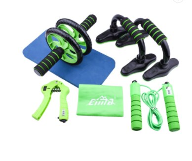 Elastic Band Rope Skipping Gripping Device Abdominal Wheel Suit Fitness Roller Abdominal Roller Training Tool Gym Equipment: Clear