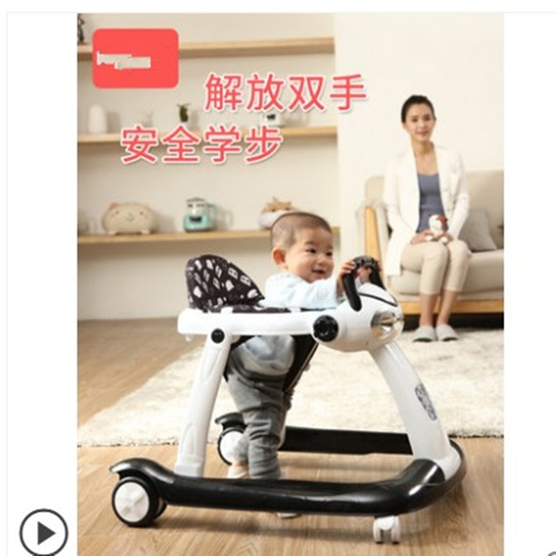 Baby rollator anti-o-ben dreng baby multifunktionel rollover barn pige hånd skub for at sidde og begynde at køre