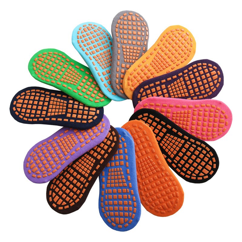 Kids Volwassenen Anti-Slip Sok Trampoline Sok Katoen Ademende Korte Sokken Elasticiteit Sport Jongen Meisje Buiten Kind Sokken