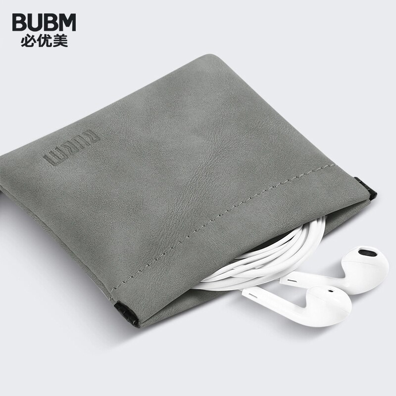 Bumb reise-edelstahl-aufbewahrungstasche für kopfhörer, zubehör, speicherkarten, usb-organizer und kabel