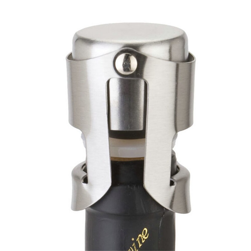 1pc vinflaskor hällpropp bärbara rostfria spärrar champagne mousserande sealer bar vinplugg sprit sprit flow vin