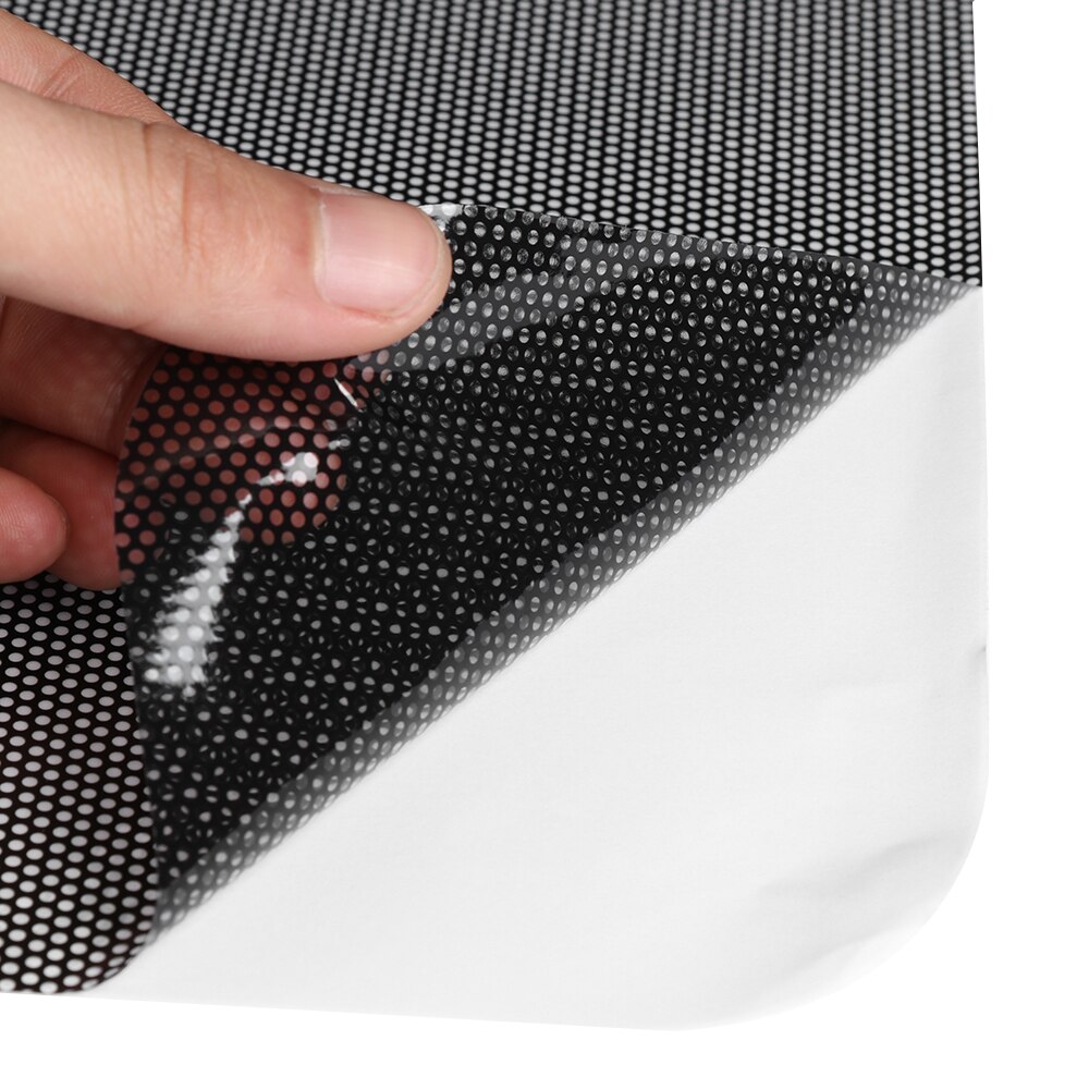 2pcs Summer Car Auto Side Window Mesh Film Curtain Windshield Net Sun shade Visors cover Sticker UV Protection Black