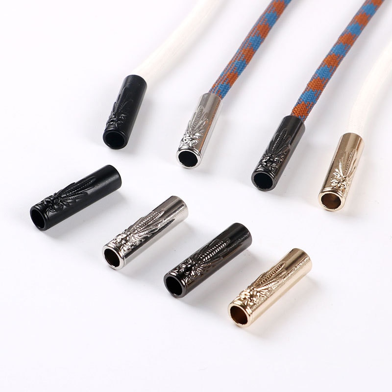Tope con patrón de libélula en relieve de 27,5mm de altura, extremos de cuerda, tapa de cordón, enganches, accesorios para cordones de ropa