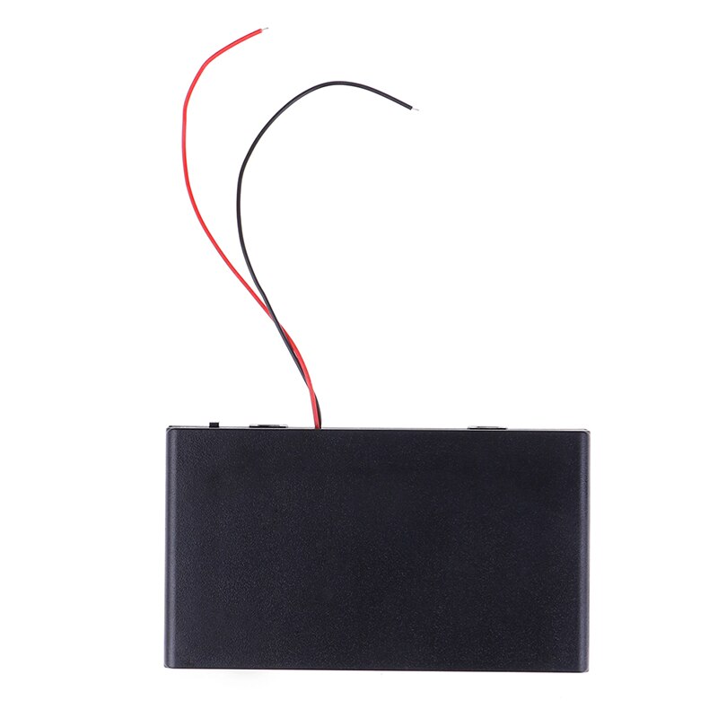 1 Pcs 8 Aa Batterij Houder Met Schakelaar Wire Leads Op/Off 8X1.5 V 12V 8AA 2A Batterij Case Opbergdoos Diy 8 Slot Aa 8XAA 8 X Aa