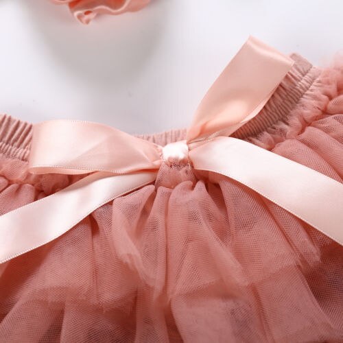 Infantile bébé fille accessoire photographique multi-couche Tutu dentelle anniversaire reconstitution historique mariage princesse nœud papillon jupe fleur bandeau tenue