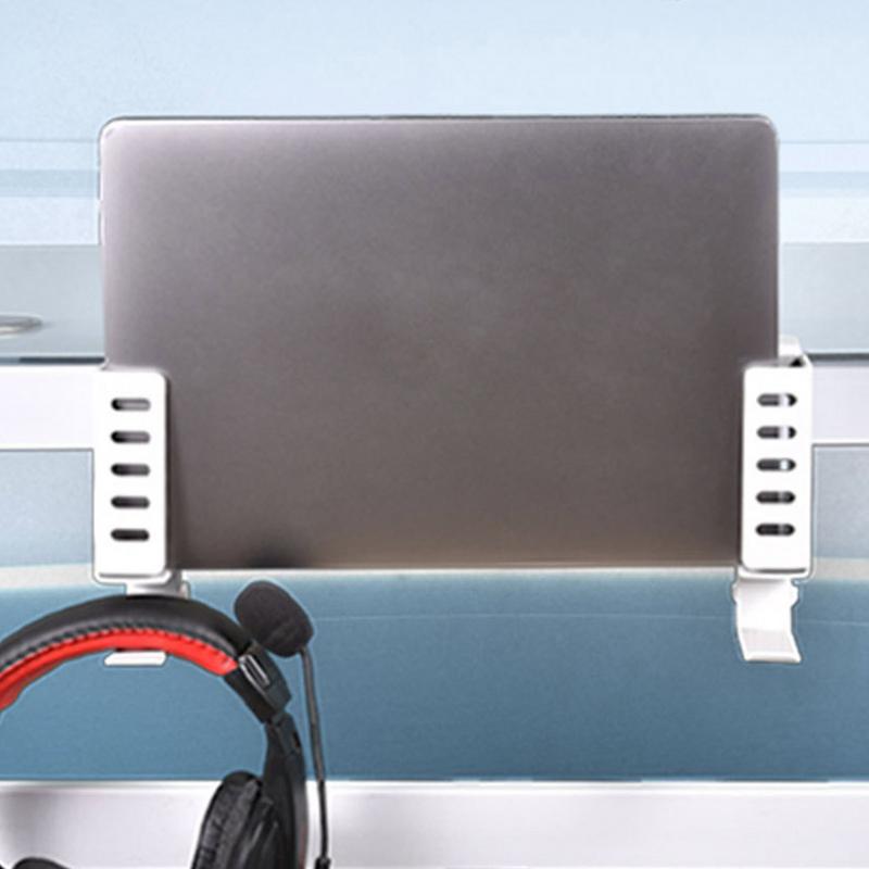 Onder Bureau Laptop Houder Klem Op Side Desk Organizer Anti-Kras Houder Geen Boor Bureau Opknoping Bestand Houder Rack Kantoren Thuis