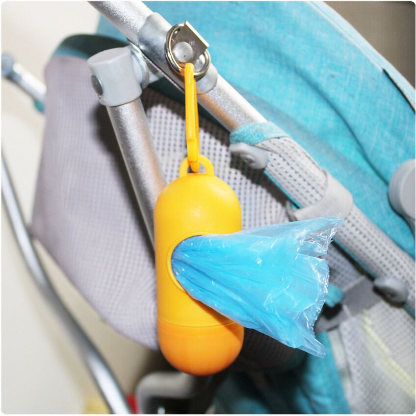 Baby Stroller Accessory for Mommy and Baby Disposable bag Baby Diaper Bags Portable Disposable Baby Pet Garbage Rubbish Bags