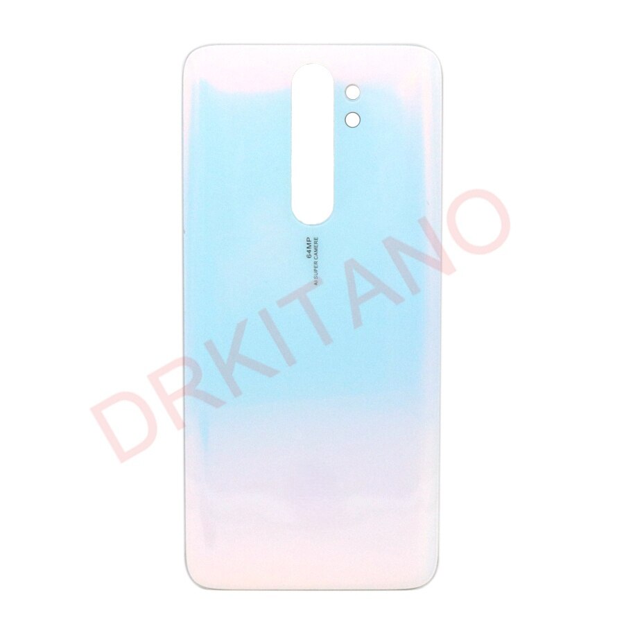 Voltar vidro capa para xiaomi redmi note8 nota 8 pro bateria capa traseira habitação painel da porta substituição + adheisve adesivo m1908c3jh