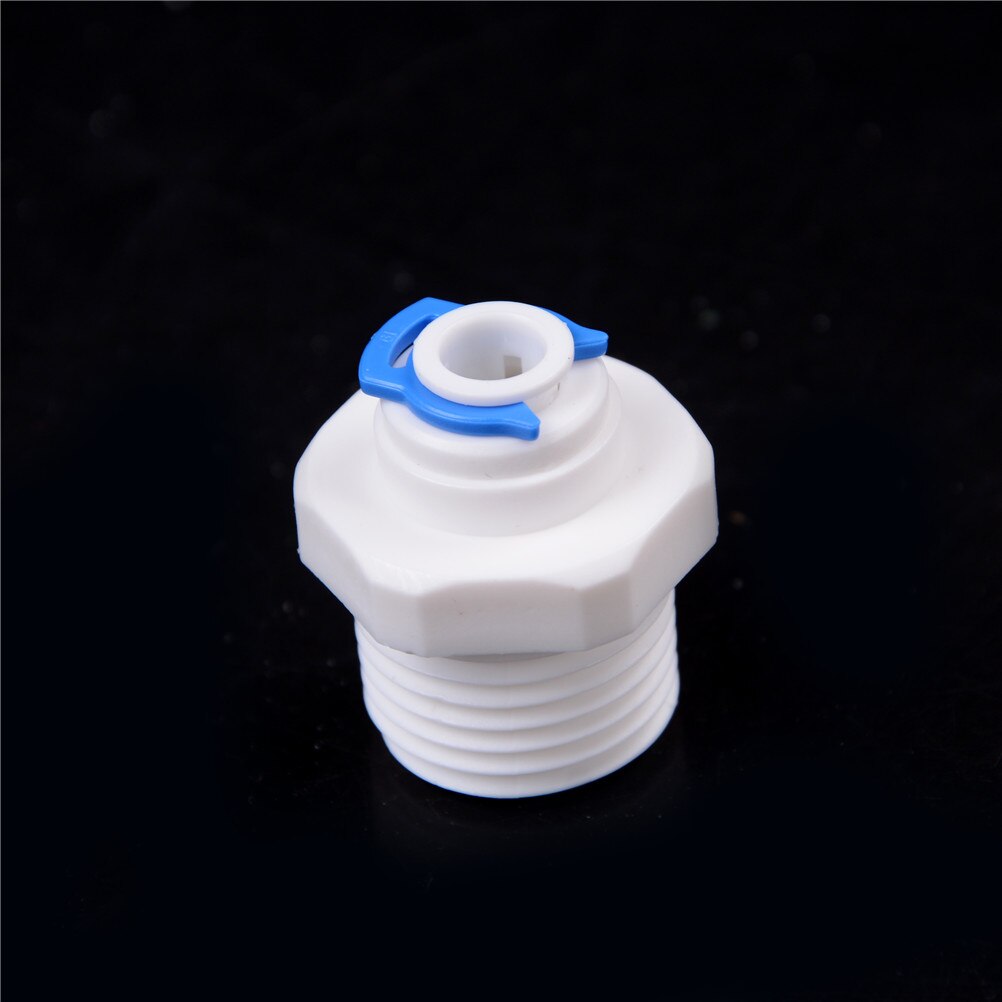 1 pièces RO eau raccord rapide 1/2 ''filetage mâle à 1/4'' Tube raccord rapide