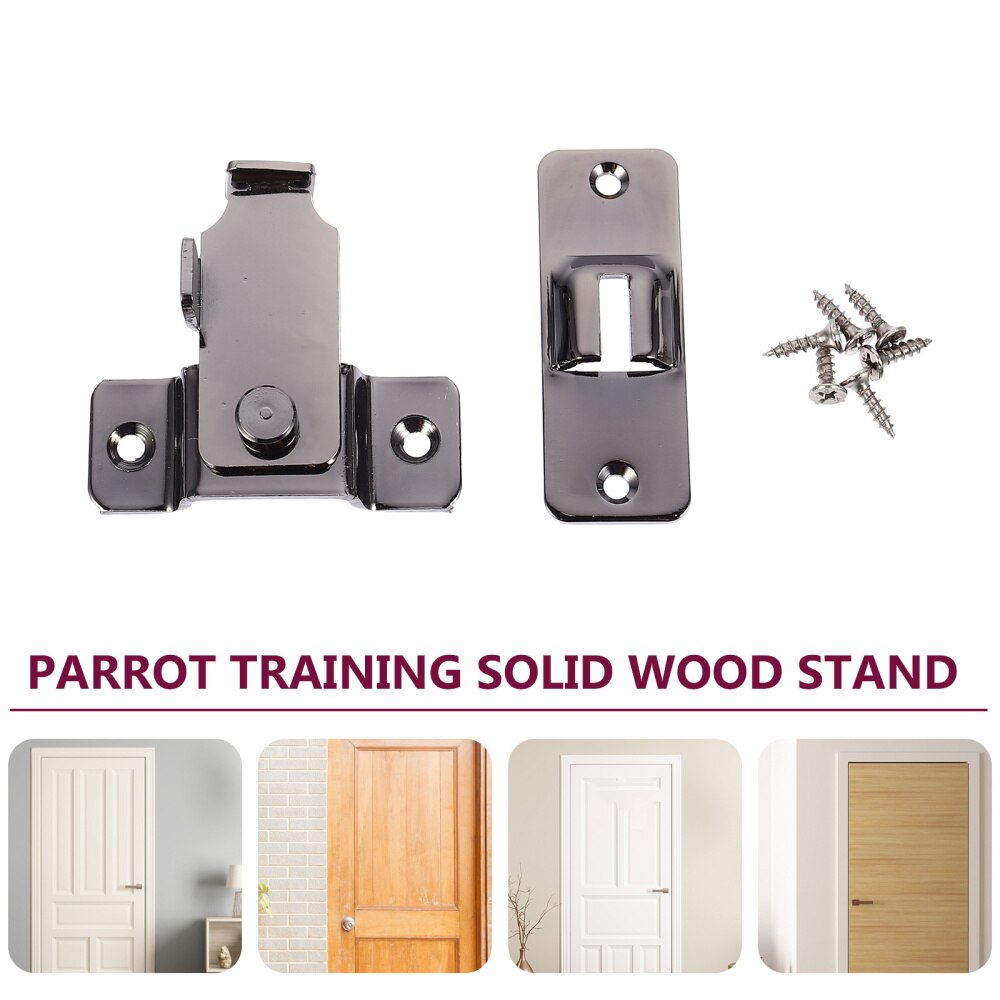 2pcs 90 Degree Stainless Steel Door Lock Toggle for Sliding Door