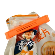 10Pcs Seal Clips Food Snack Bag Sealing Clamp Kitchen Portable Plastic Bag Storage Sealer Clips