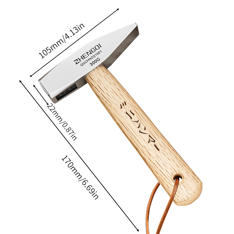 Mini martillo de garra, herramientas para el hogar, uso común en carpintería, clavos para golpear, mango de madera, martillo pequeño de acero con alto contenido de carbono