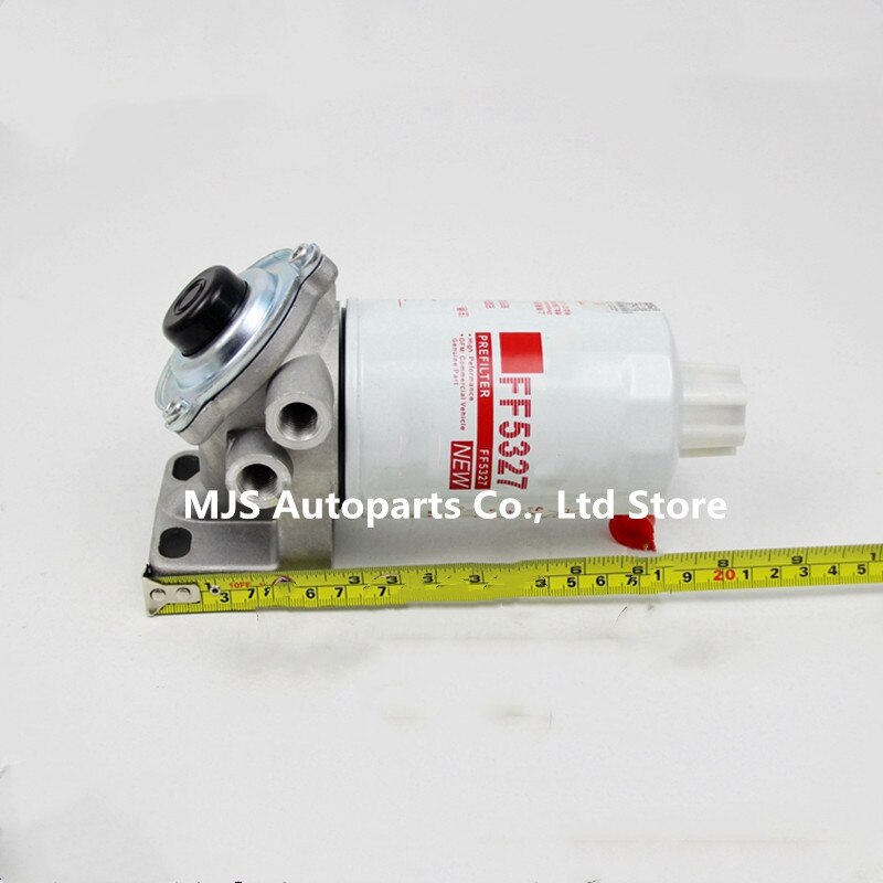 FF5327 FF5052 Kraftstoff Wasser Trennung Filter Für Fleetguard 1119G-030 T64101003 WBF1235 231-1105020 Doppel Tasse Basis Öl Filter: mit Pumpe Montage