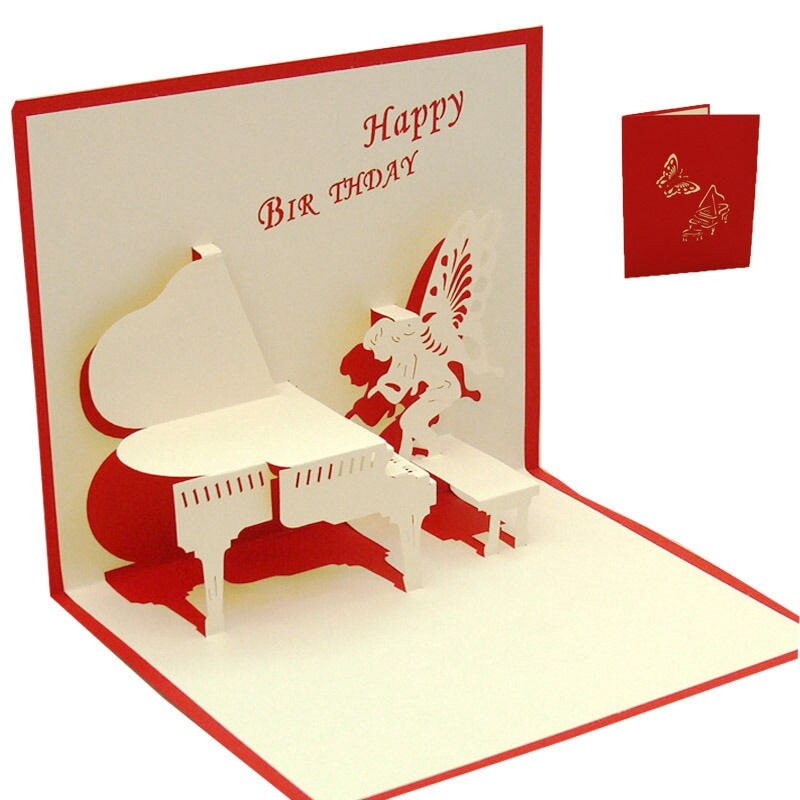Cartes Pop-Up en 3D | Cartes d'invitation, cartes de vœux d'anniversaire pour amoureux de la st valentin, carte de vœux pour anniversaire: F
