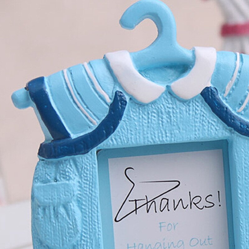 Cute Mini Photo Frame for Baby Birthday Dress Shape Picture Frames DIY Photo Frame Friend Kids Birthday Decor