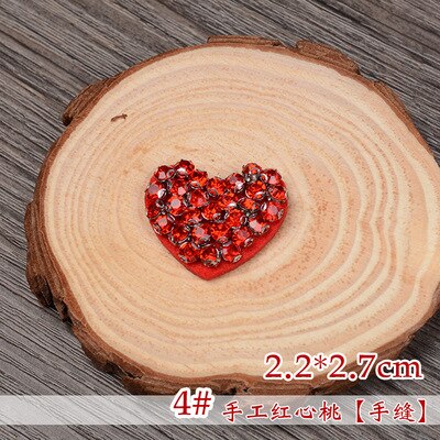 GUGUTREE beaded love heart patches,crystals diamonds Insects Sequined Applique Patch for Coat,T-Shirt,hat,bags,Sweater,backpack: 4