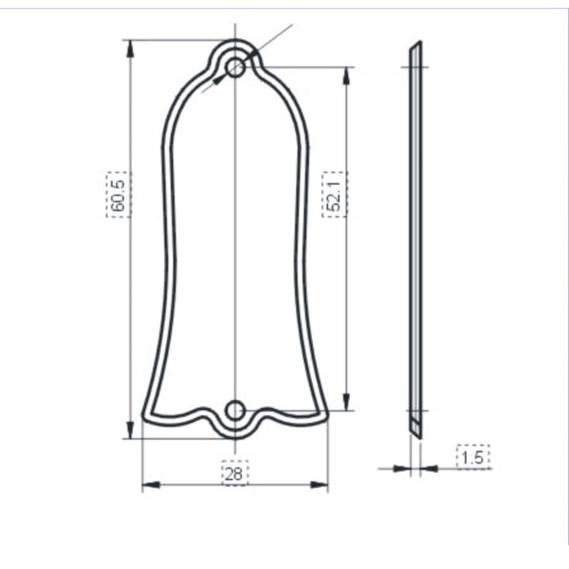 Feiman Guitar Parts For 1 PCS US Gib LP Standard TRUSS ROD COVER PLATE