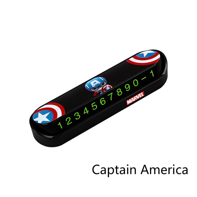 Auto Tijdelijke Parkeerkaart Auto Tijdelijke Parkeerkaart Houder Verborgen Auto Telefoonnummer Kaart Plaat Stickers Auto Accessoires: C