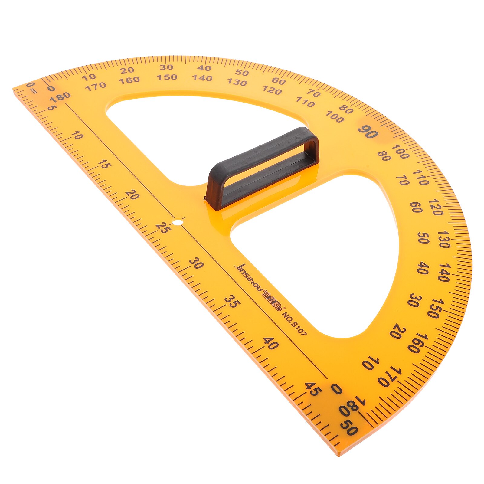 Teaching Tool Plastic Protractor Angle Protractor Measuring Protractor for Math Teaching Blackboard Teacher
