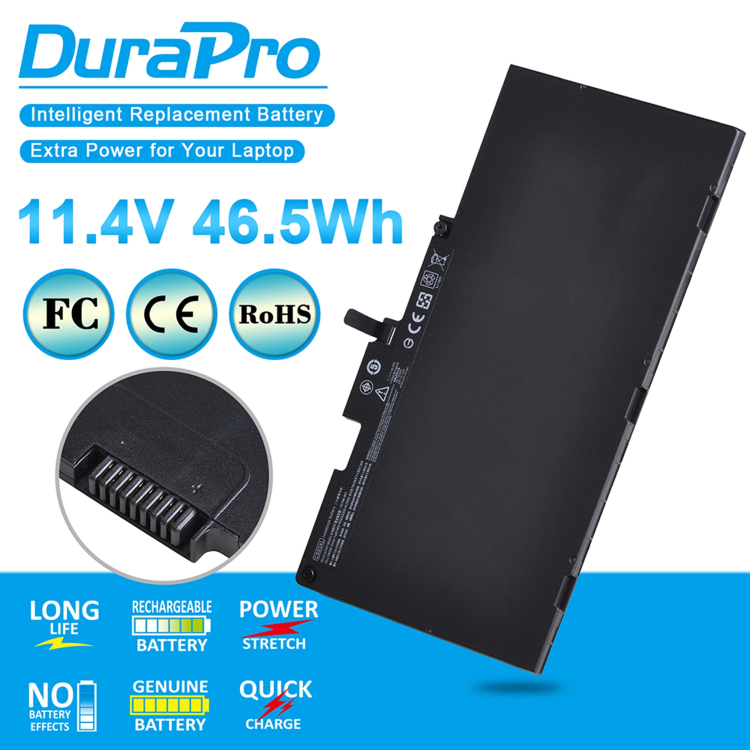 Durapro CS03XL Laptop Batterij 11.4V 46.5Wh Voor Hp Elitebook 745 G3 840 G2 G3 850 G3 G4 Zbook 15U g3 G4 MT43 Serie