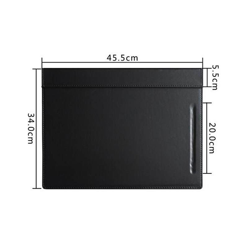 A3 Office School Supplies Notebooks Writing Pads Pen Lock PU Leather Business Financial School Plastic Signature Book High End
