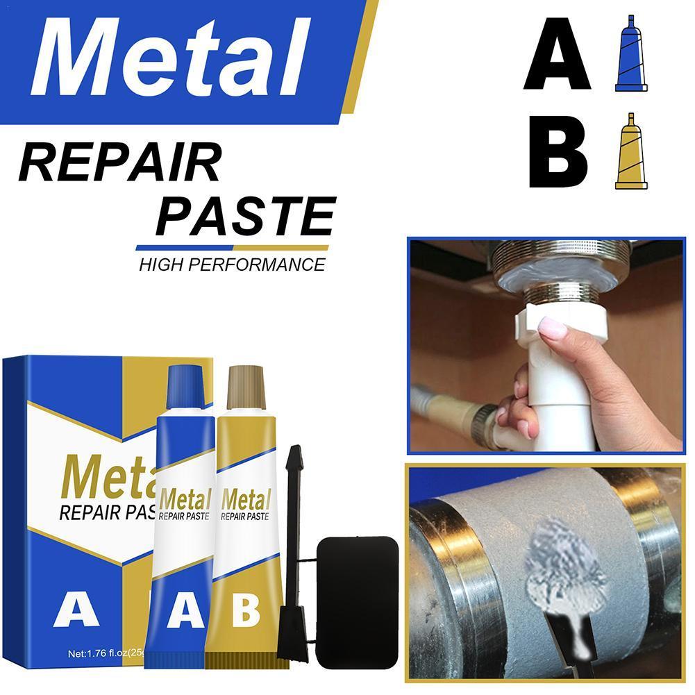 Household Repair Glue Industrial Repair Paste Glue Heat Resistance Metal Repair Paste A&amp;B Adhesive Gel Casting Agent Tools