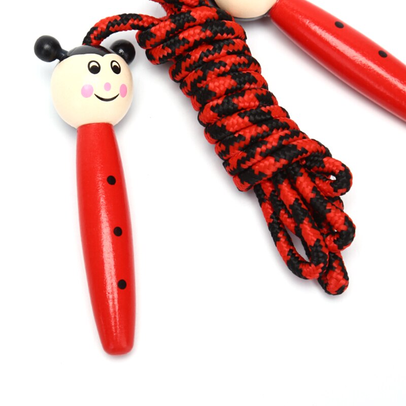 Animals Rope 1.98M/2.18M Lovely Cartoon Wood Handle Kids Children Skipping Jump Rope Sport Exercise Tool