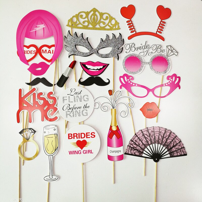 Accesorios para fotomatón de foto de boda accesorios para fotos accesorios para fiestas de bodas