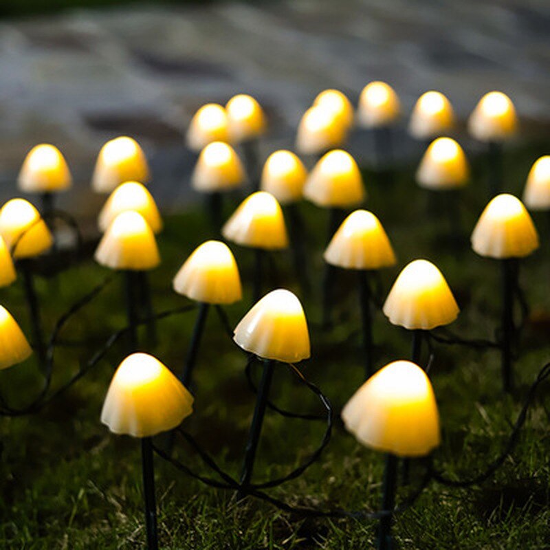 led lawn light outdoor plug light garden decoration landscape street light solar mushroom light