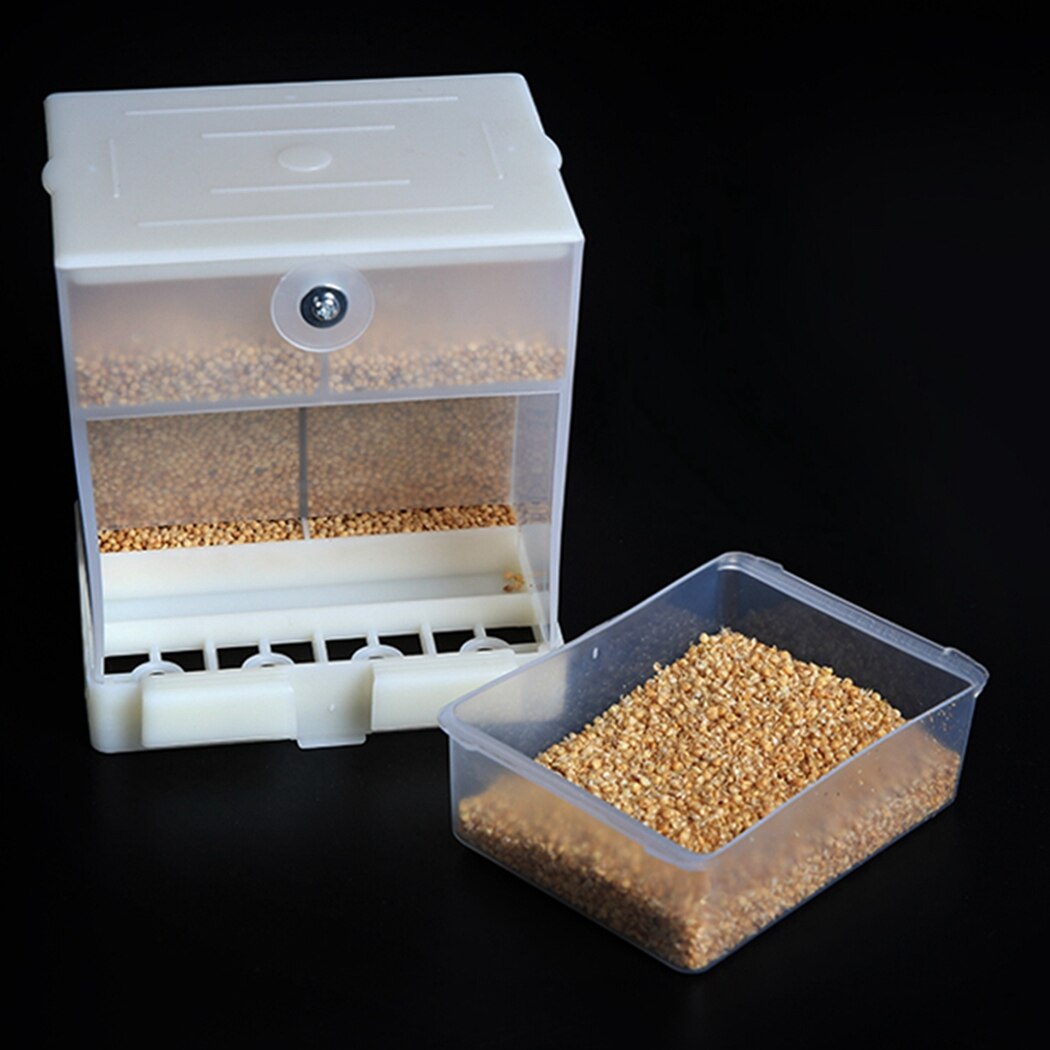 1PC Automatic Birds Feeder Poultry Feeding Tool Fodder Food Container Splashproof Storage For Pigeon Parrot Chicken