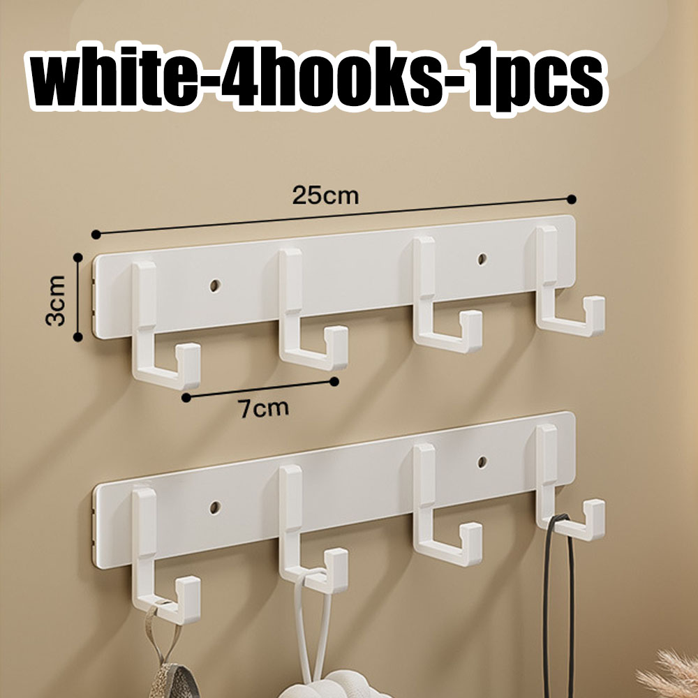 Ophangen Kleding Haken Aan De Muur Geen Noodzaak Om Gaten Te Boren Om De Deur Te Bevestigen, En Kleding Haken In De Badkamer Achter De Deur: Oranje