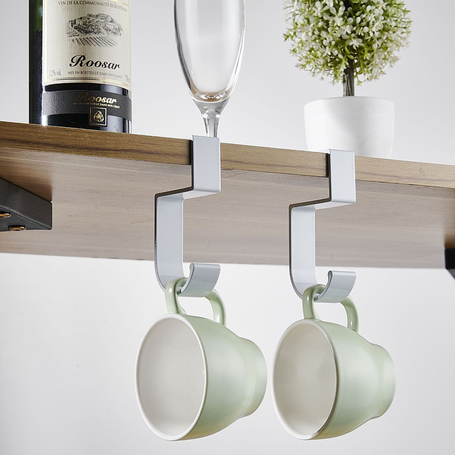 Colgador de bolsa de escritorio, colgador de bolsa portátil, gancho para bolsa de borde de escritorio para escuela y oficina, colgador de mochila de escritorio, estante lateral para bolso de escritorio sin perforaciones