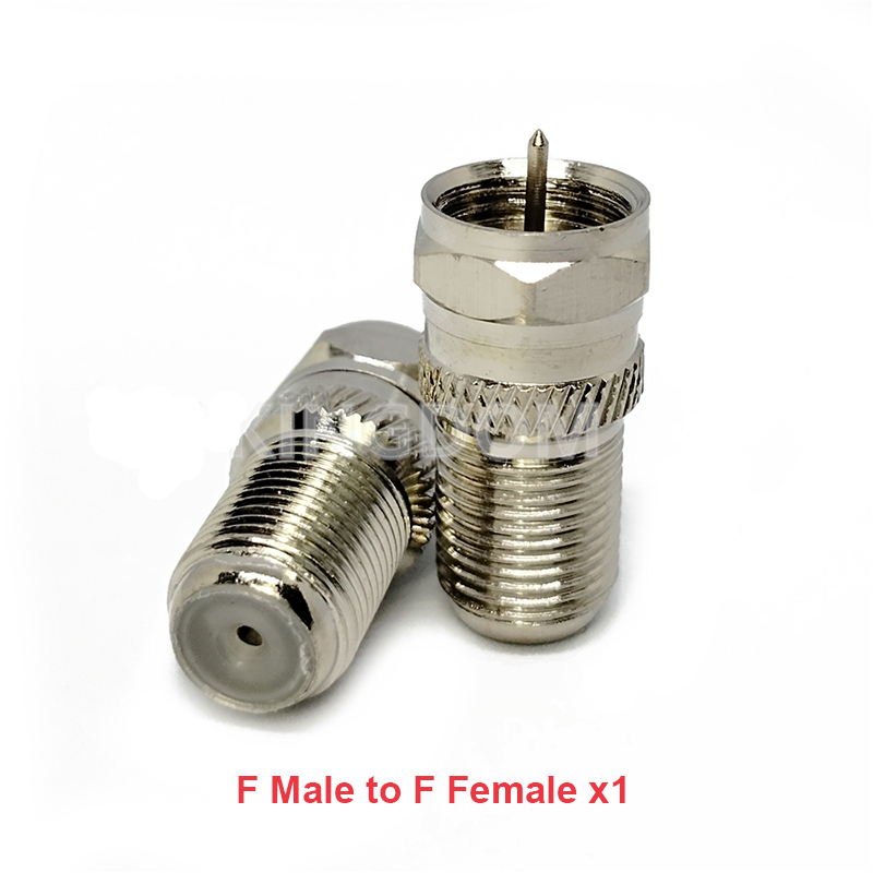 Adaptateurs F Type vers TV IEC, connecteur de prise d'antenne aérienne TV à 90 degrés, adaptateur à Angle droit, prise câble coaxial, ensemble de F-TV, 1 pièce: Gris foncé