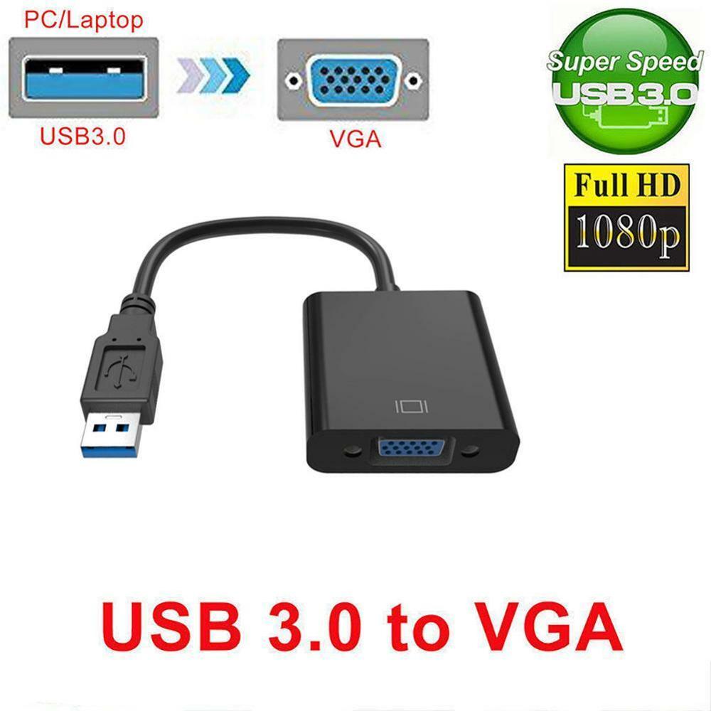USB 3.0 2.0 to VGA 1080P Multi-display Adapter Converter CA