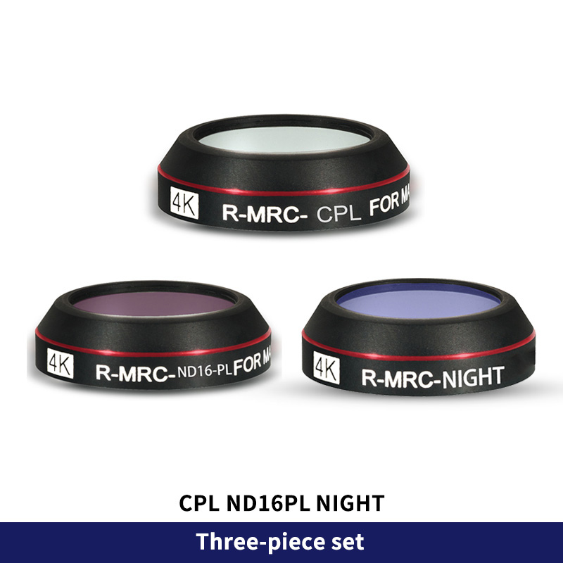 Lens Filter For SJCAM C300 Sports Camera Lens UV/CPL/NDPL Filter Optical Glass Protective Cover Filter Set Accessories: Grad Purple