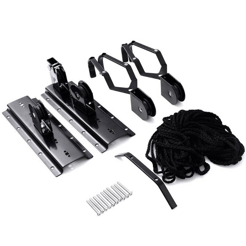 Ceiling-Mounted Bike Lift Hoist Garage Mountain Bicycle Hoist 45Lb Capacity