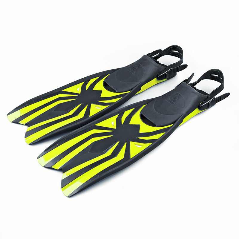 TPR-aletas de buceo para adulto, flexibles, antideslizantes, de goma, ajustables, abiertas, profesionales