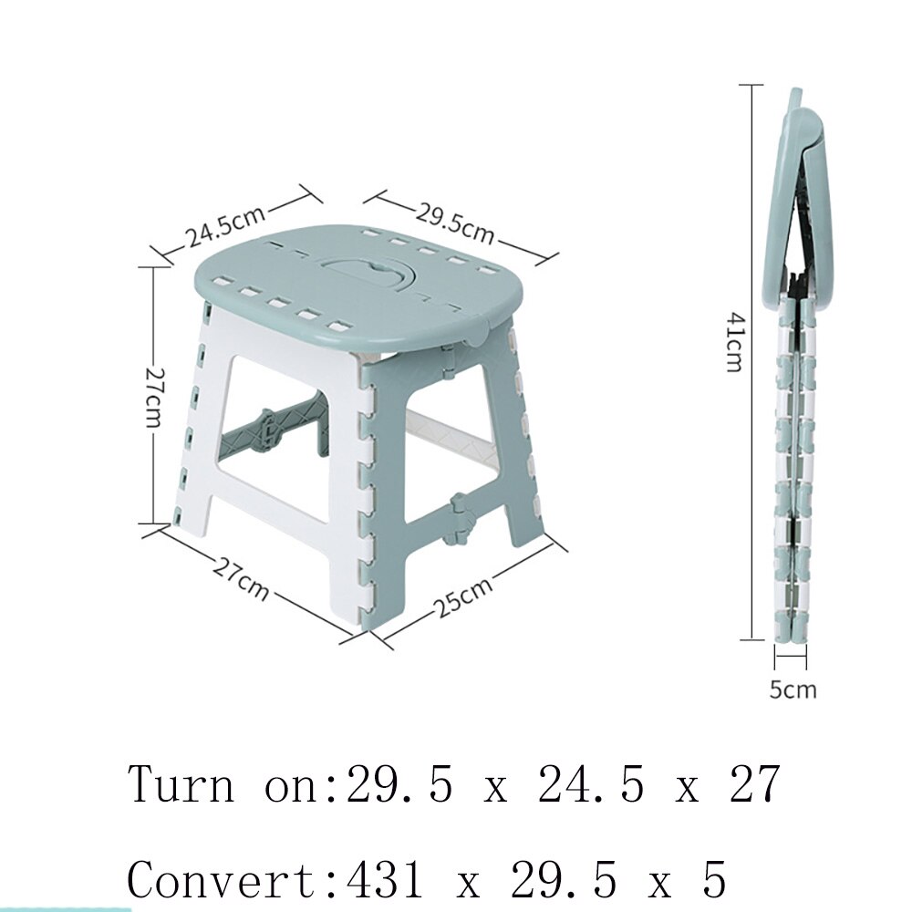 Folding Step Stool Foldable Stool For Kids & Adults, Kitchen Garden Bathroom Collapsible Stepping Stool: 4