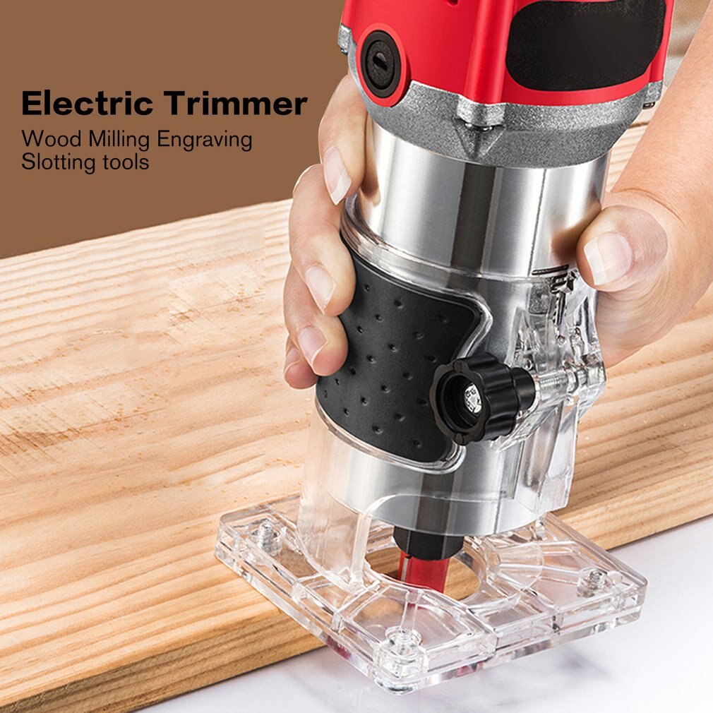 Electric Laminate Edge Trimmer Wood Router Woodworking Laminator Carpentry Trimming Cutting Carving Machine Power Tool
