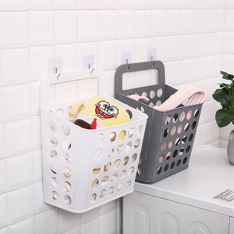 Modern Multi Function Laundry Organizer Basket Kitchen Organizer Plastic Clothes Home Sundries Living Room Bathroom Storage