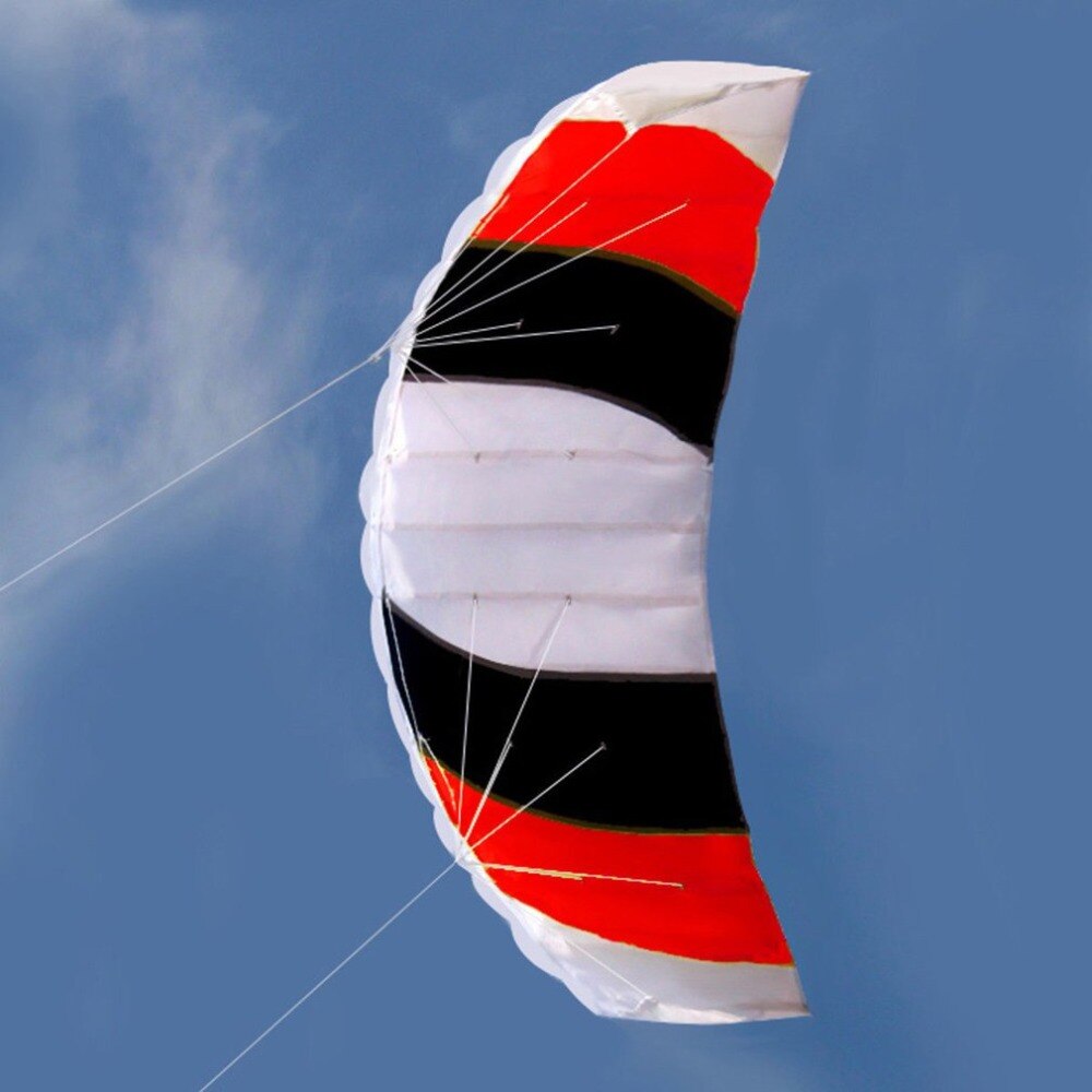 1.4M Dual Line Mix Kleur Stunt Parachute Zachte Parafoil Zeil Surfen Kite Sport Kite Enorme Grote Outdoor Activiteit Vliegende kite