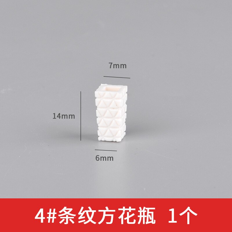 10 stk plast model vase bygge model materiale gør-det-selv sand bord gør mikro landskab matchende: 14mm