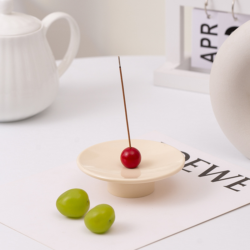 Holzkugel Weihrauch Halfter Weihrauch Tablett Kerzenhalter Aroma therapie Räucher gefäß Wohn accessoires für Offce Wohnzimmer