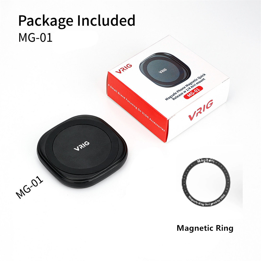 Trípode magnético extensible para Selfie Stick w 1/4 ", anillo de montaje para teléfono celular, soporte para Magsaf, iPhone 15, 14, 13, 12: Blanco