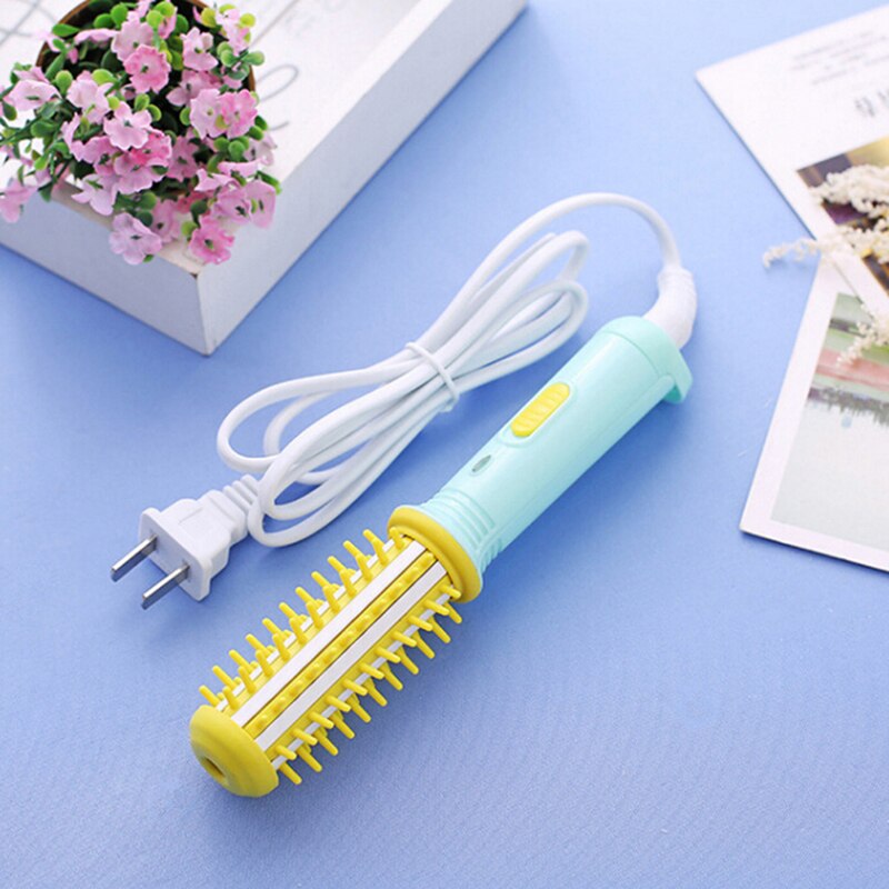Mini ferro de ondulação 220v elétrica pequeno cabelo alisamento curling iron conjunto bonito plana ferros viagem ferramentas alisador cabelo