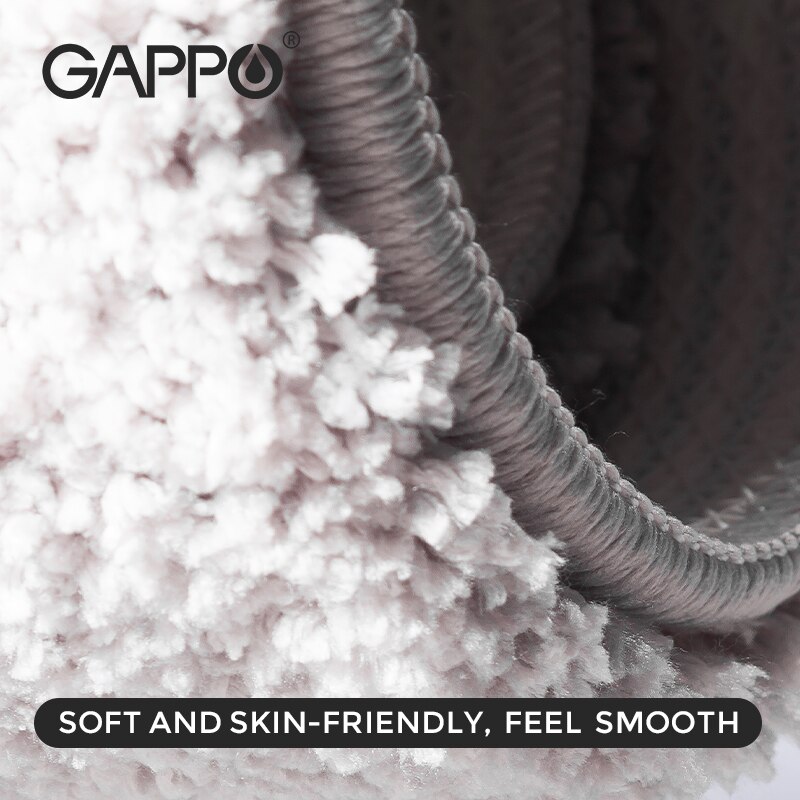 GAPPO tapis de bain antidérapant 60*90cm | Tapis de salle de bain confortable, tapis de salle de bains, pour chambre à coucher