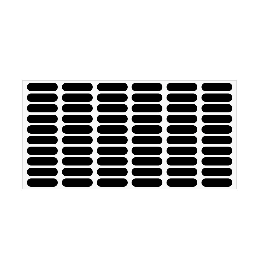 720 kleurrijke ovale stickers stickers kunnen categorie stickers schrijven , 60 labels per stuk: Zwart