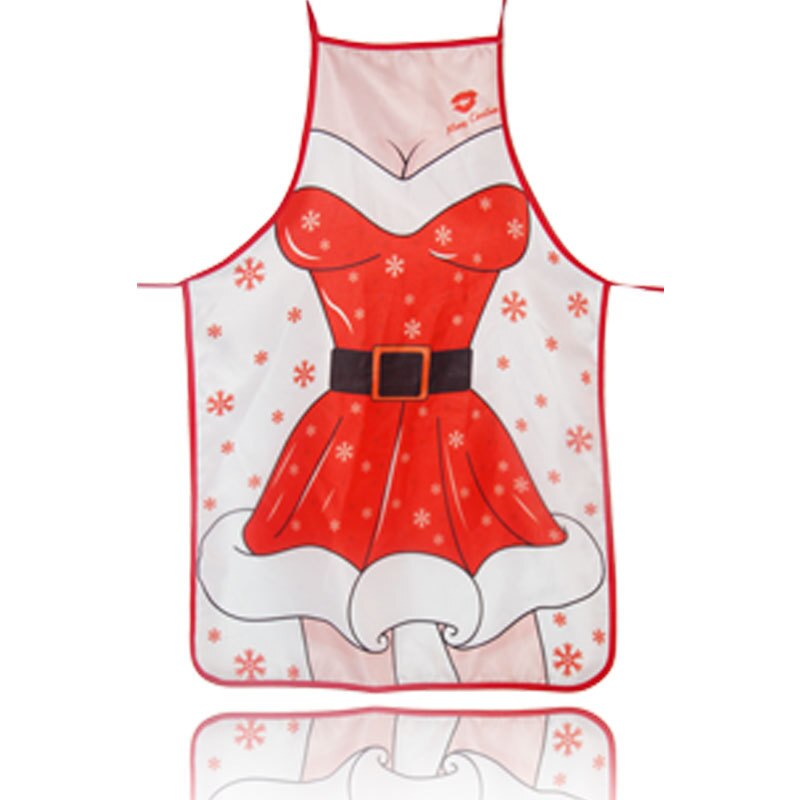 Christmas Aprons Adult Santa Claus Aprons Women and Men Dinner Party Decor Home Kitchen Cooking Baking Cleaning Apron: F